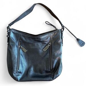 Cole Haan Metallic Silver Hobo Bag / Tote / Shoulder Bag